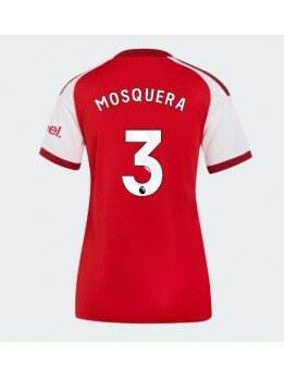 Arsenal Cristhian Mosquera #3 Replika Hemmakläder Dam 2026-27 Kortärmad